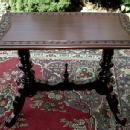Quality carved Mahogany Irish sofa-console table