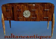 Sensational Art Deco sideboard marquetry Rosewood