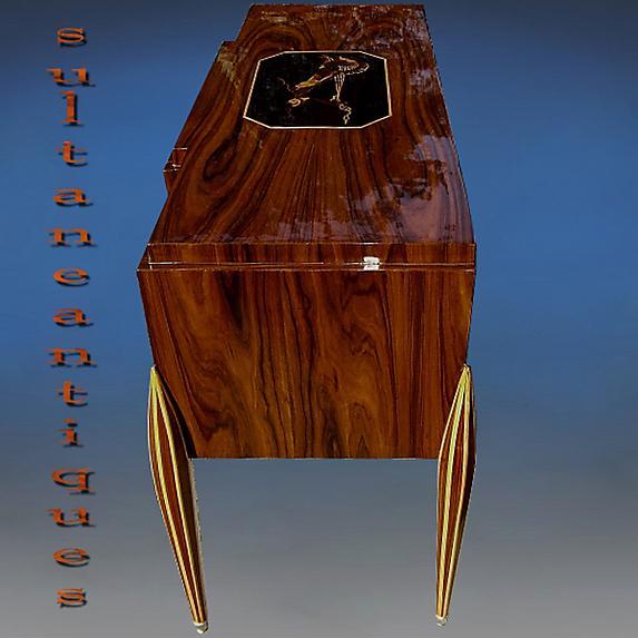 Sensational Art Deco sideboard marquetry Rosewood