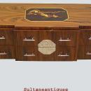 Sensational Art Deco sideboard marquetry Rosewood