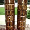 STUNNING pair Art Deco style Rosewood Chiffoniers