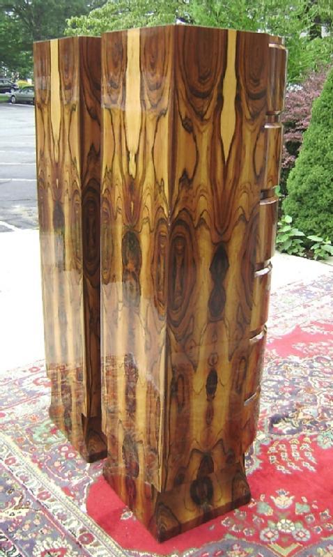 STUNNING pair Art Deco style Rosewood Chiffoniers