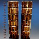 STUNNING pair Art Deco style Rosewood Chiffoniers