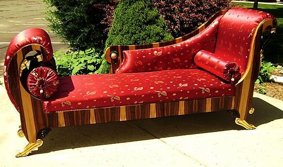 SUMPTUOUS Biedermeier LARGE style Elm couch