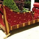 SUMPTUOUS Biedermeier LARGE style Elm couch