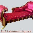 SUMPTUOUS Biedermeier LARGE style Elm couch