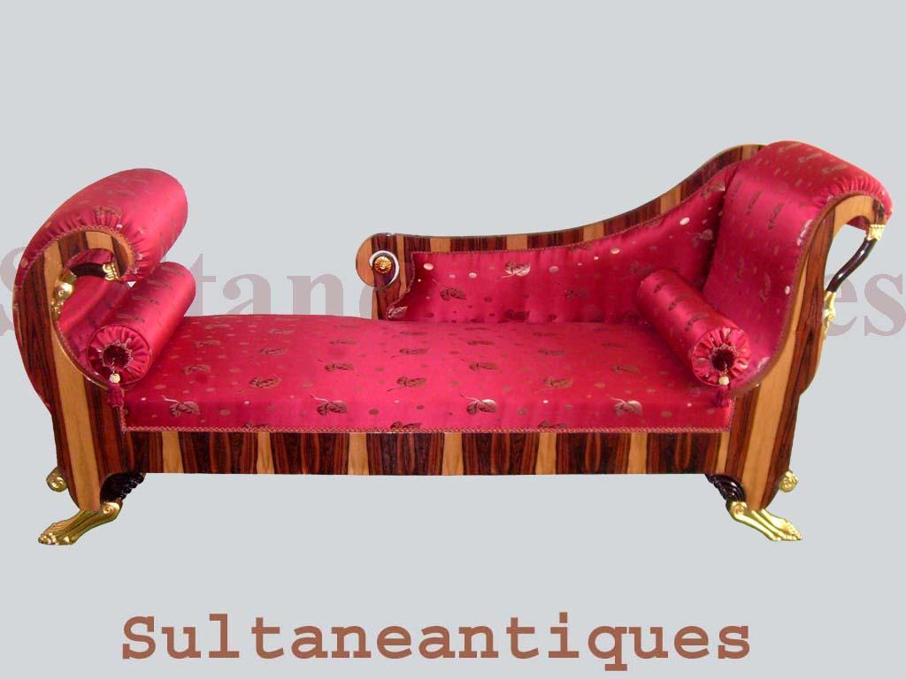 SUMPTUOUS Biedermeier LARGE style Elm couch