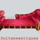 SUMPTUOUS Biedermeier LARGE style Elm couch