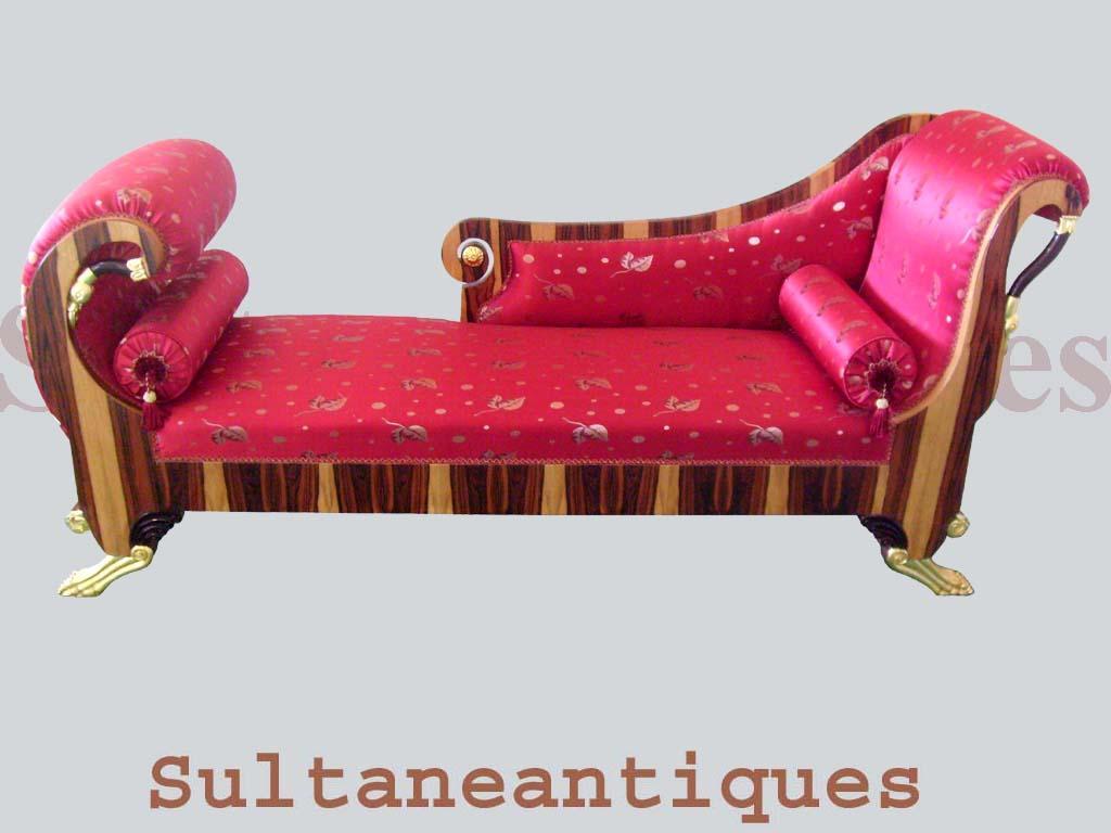 SUMPTUOUS Biedermeier LARGE style Elm couch