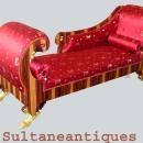 SUMPTUOUS Biedermeier LARGE style Elm couch