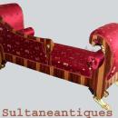 SUMPTUOUS Biedermeier LARGE style Elm couch