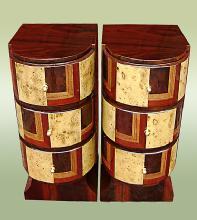Stunning Pair of Art Deco inspired chiffoniers