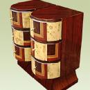 Stunning Pair of Art Deco inspired chiffoniers