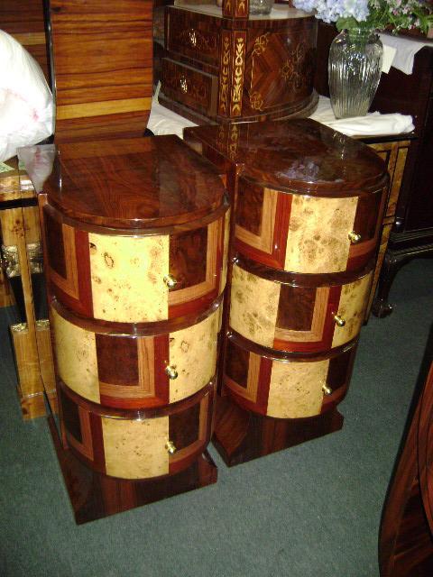 Stunning Pair of Art Deco inspired chiffoniers