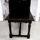Large Elegant Country solid dark Mahogany hunting table