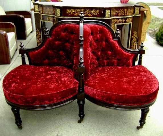 SPLENDID Double Seater Victorian Style Reception Chair