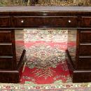 Majestic French Directoire walnut Desk 9 Drawers