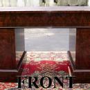 Majestic French Directoire walnut Desk 9 Drawers