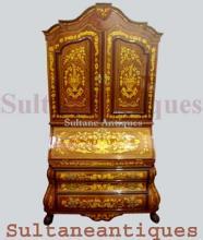 Monumental Dutch style Secretary bookcase