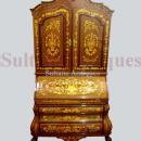 Monumental Dutch style Secretary bookcase