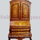 Monumental Dutch style Secretary bookcase