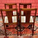 Elegant Set of 4 English antique quality country chairs