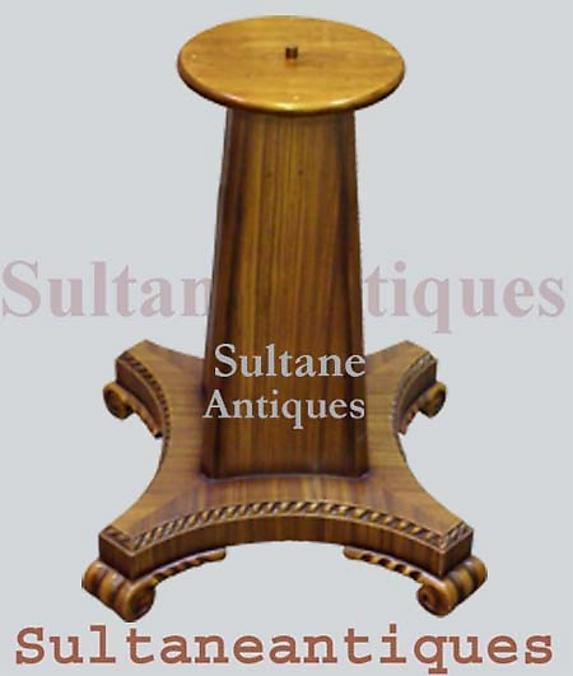 Superb Regency Style large Marquetry center table