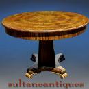 Superb Regency Style large Marquetry center table