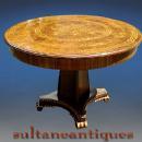 Superb Regency Style large Marquetry center table