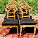 Phenomenal set of EIGHT Biedermeier style Elm Chairs