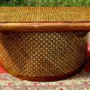 Presidential Large Art Deco style unusual Desk