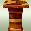 Amazing Rosewood Console in purest Art Deco style