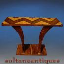 Amazing Rosewood Console in purest Art Deco style