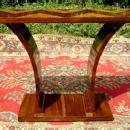 Amazing Rosewood Console in purest Art Deco style