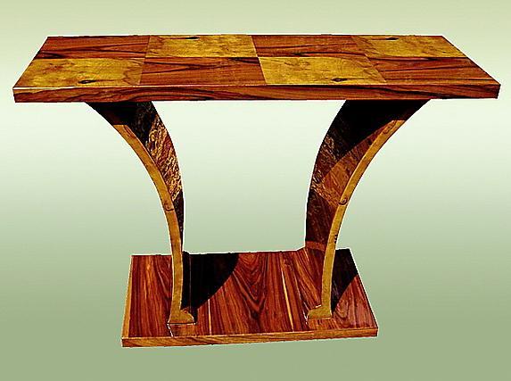 PERFECT Classic Art Deco style Parquetry Console