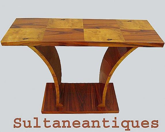 PERFECT Classic Art Deco style Parquetry Console