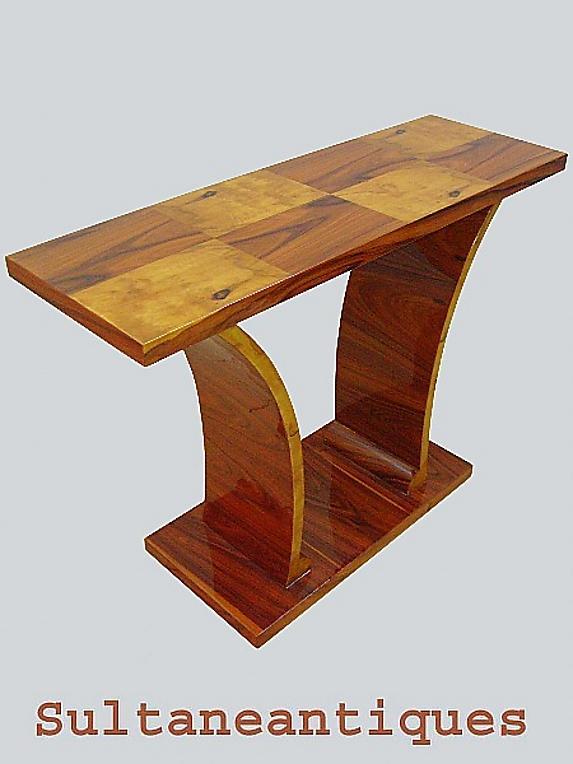 PERFECT Classic Art Deco style Parquetry Console