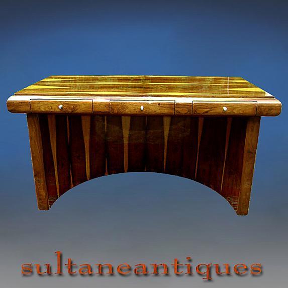 ROYAL purest form Art Deco style rare Rosewood DESK