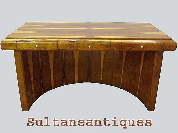 ROYAL purest form Art Deco style rare Rosewood DESK
