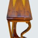 Large Biedermeier style console exotic rosewood