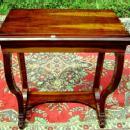 Large Biedermeier style console exotic rosewood