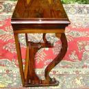 Large Biedermeier style console exotic rosewood