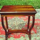 Large Biedermeier style console exotic rosewood