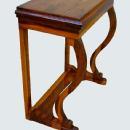 Large Biedermeier style console exotic rosewood