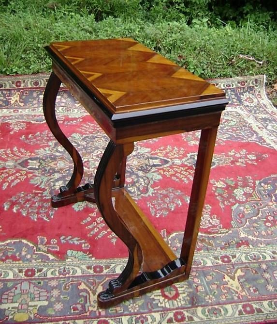 LARGE Rosewood Biedermeier style console PRISTINE!