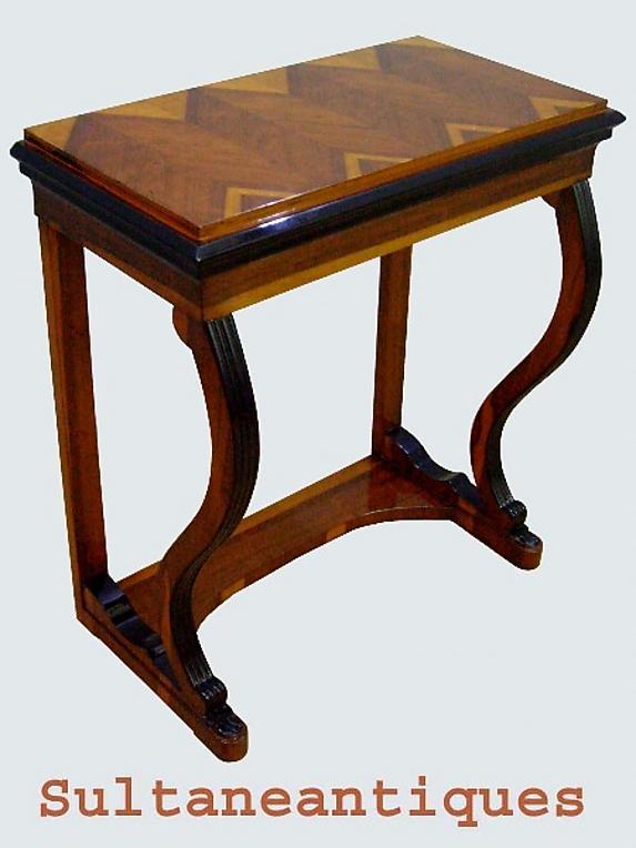 LARGE Rosewood Biedermeier style console PRISTINE!