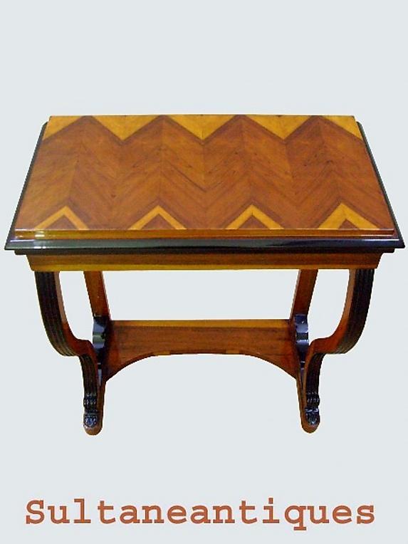LARGE Rosewood Biedermeier style console PRISTINE!