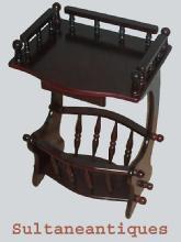 AMAZING Victorian Style elaborately carved Canterbury