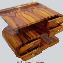 Sensational Art Deco S shaped table commode