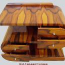 Sensational Art Deco S shaped table commode